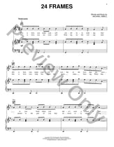 24 Frames piano sheet music cover